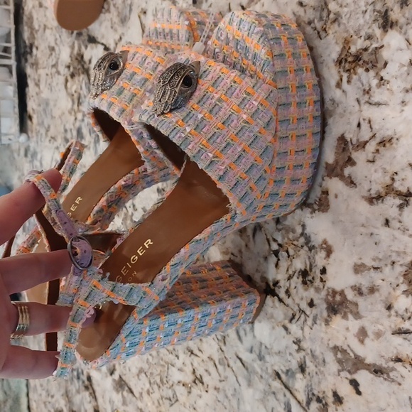 Kurt Geiger of London Women’s Kensington Platform Open-Toe Sandals  SZ EU 40 - Picture 1 of 11